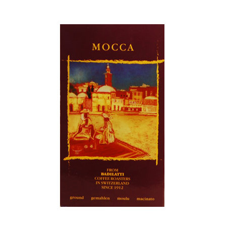 Кофе Mocca (Мокка), молотый, 250 гр :: Кофе арабика молотый :: Элитный Badilatti кофе из Швейцарии