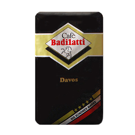 Кофе Davos (Давос), зерно, 500 гр :: Кофе арабика с робустой весовой :: Элитный Badilatti кофе из Швейцарии