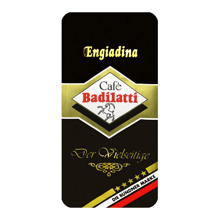Кофе Engadina (Энгадин), молотый, 250 гр :: Кофе арабика с робустой молотый :: Элитный Badilatti кофе из Швейцарии